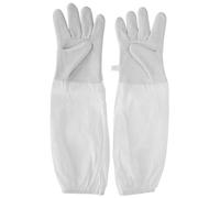 Guantes de apicultura con mangas protectoras largas Guantes protectores de apicultor ergonómicos y transpirables para hombres y mujeres Suministros de apicultura Piel de cabra
