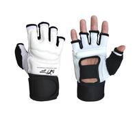 Guantes de Artes Marciales - Mitones de Kickboxing, Guantes De Entrenamiento Medio Dedo, Equipo De Karate, Bolsa De Golpe para Taekwndo | Protección Duradera, Y Negro, con Equipo para,