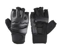 Guantes de artes marciales mixtas, guantes de kickboxing, guantes de saco de boxeo, guantes de entrenamiento RDX MMA, guantes ligeros de karate, kickboxing de medio dedo, sparring, artes marciales