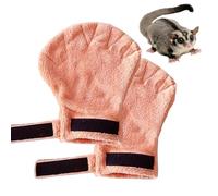 Guantes de aseo | para animales domésticos antimordidas | 2 guantes calmantes para dormir petaúro azúcar - para mascotas pequeñas para dormir y comer
