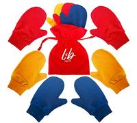 Guantes de bambú para eccema, niños de 2 a 3 años, guantes de eccema para niños, guantes de niños para manos secas, guantes hidratantes para niños durante la noche, 3 pares