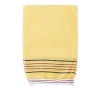 Guantes de baño exfoliantes, toallitas, toallas limpieza corporal, spa, ducha, espuma, masajes Para ducha, spa y masajes(Yellow,2pcs)