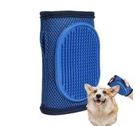 Guantes de baño para mascotas - Manopla de masaje espumosa, accesorio para cepillo de aseo | Kit de herramientas de limpieza suave para mascotas, conjunto de guantes de masaje que producen espuma para