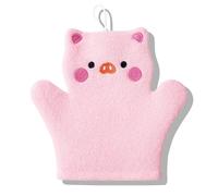 Guantes de baño sin dolor para niños pequeños, depurador agradable para la piel, herramienta de interacción entre padres e hijos, tela fácil de usar, guantes de ducha sin avistamiento para niños