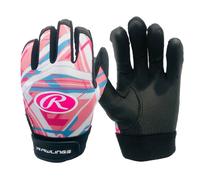 Guantes de bateo Rawlings Remix T-Ball/Coach Pitch | Ni os y ni as, talla XS juvenil | Rosa