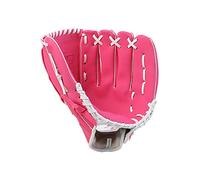 Guantes De Beisbol Guante de béisbol for deportes al aire libre, guante lanzador, equipo práctica softbol, mano izquierda for adultos, hombres, mujeres, niños, tren juvenil(Rose Red,12.5 inches)