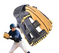 Guantes de béisbol, guantes de béisbol juveniles - Medios de práctica de softbol | Guantes de protección de entrenamiento deportivo de pelota, bombas de cuero para competición de softbol
