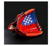 Guantes de Beisbol, Softball Glove Guante de entrenamiento de béisbol Guantes de práctica de softball deportivo al aire libre para niños / adultos Béisbol profesional y mitón de softbol(Red,12.5inch)