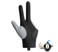 Guantes De Billar De Tres Dedos - Tejido Elástico, Ligero, Transpirable | Talla Única Ajustable Con Costuras Reforzadas, Guantes De Billar Para Mano Izquierda/Derecha Para Carambola Pool Pr
