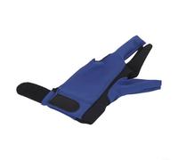 Guantes de billar listos para jugar en un estilo de 3 dedos que ofrecen comodidad a través de la transpirabilidad y estabilidad durante el juego (negro azul)
