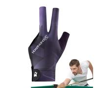Guantes de billar para mujer, cómodos, ligeros, antideslizantes, prácticos | Accesorios deportivos prácticos de 3 dedos, accesorios de mesa de billar para mujeres, hombres, amantes, principiantes