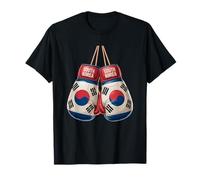 Guantes de Boxeo con Bandera de Corea del Sur, Boxeador, Patriotismo Coreano Camiseta
