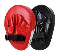 Guantes De Boxeo Curvados para Boxeo, Almohadillas para Entrenamiento De Kickboxing, Almohadillas De Enfoque De Boxeo Manoplas De Gancho Y Jabón Kickboxing De Cuero MMA, Almohadilla De Kickboxing