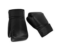 Guantes de boxeo de unisex para adultos Fight Sanda Muay Thai Boxing Guantes de boxeo 10 oz Protección mejorada para los entusiastas de la fitness de boxeo de Sanda (Negro)