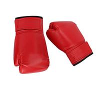 Guantes de boxeo de unisex para adultos Fight Sanda Muay Thai Boxing Guantes de boxeo 10 oz Protección mejorada para los entusiastas de la fitness de boxeo de Sanda (Rojo)