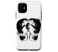 Guantes de boxeo Dibujo de boxeador aficionado Carcasa para iPhone 11