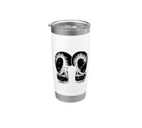 Guantes de boxeo Dibujo de boxeador aficionado Vaso térmico de acero inoxidable de doble pared
