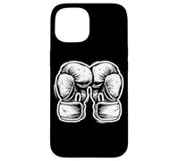 Guantes de boxeo Dibujo de boxeador Carcasa para iPhone 15