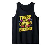 Guantes de Boxeo Divertidos Retro con Texto en inglés «There Is No Crying In Boxing» Camiseta sin Mangas