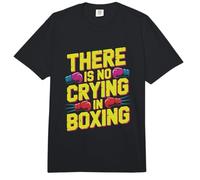 Guantes de Boxeo Divertidos Retro con Texto en inglés «There Is No Crying In Boxing» Comfort Colors Adult Heavyweight T-Shirt