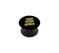 Guantes de Boxeo Divertidos Retro con Texto en inglés «There Is No Crying In Boxing» PopSockets PopGrip Adhesivo