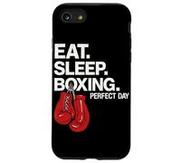 Guantes de boxeo Eat Sleep Boxing Perfect Day Boxer Fighter Gym Carcasa para iPhone SE (2020) / 7 / 8