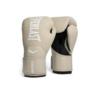 Guantes de Boxeo Everlast Elite 2 12oz, Champagne, para Saco, Manoplas y Sparring, Cierre de Velcro, Barra Ergonómica, Espuma Dividida - Equipo Auténtico