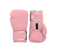 Guantes de Boxeo Guantes de Boxeo for Hombre y Mujer, látex auténtico, for MMA, Entrenamiento Profesional, Sparring, Muay Thai, Saco, 12, 14 16 oz(Pink,16 oz)