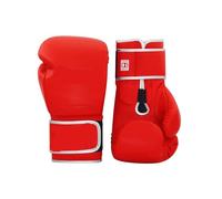 Guantes de Boxeo Guantes de Boxeo for Hombre y Mujer, látex auténtico, for MMA, Entrenamiento Profesional, Sparring, Muay Thai, Saco, 12, 14 16 oz(Red,16 oz)