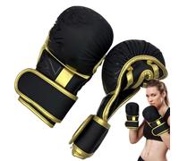 Guantes de boxeo, guantes de boxeo - Guantes de puños,Socchi imbottiti professionali per punzonatura pesante per bagetti, attrezzatura per la pratica del fitness regolabile, allenamento in palestra