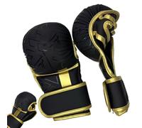 Guantes de boxeo, guantes de boxeo para entrenamiento, equipo profesional con acolchado ajustable para gimnasio, entrenamiento, casa, fitness, exterior, interior, ejercicio, golpear