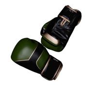 Guantes de Boxeo Guantes de Kickboxing for Hombres y Mujeres, PU, for Muay Thai, for Adultos, for Karate, Entrenamiento Boxeo(Green,14oz)