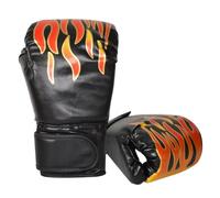 Guantes de Boxeo Niño, Boxing Gloves Kids, Guantillas Kick Boxing, Guantes de Boxeo para Entrenamiento, para Fitness, Muay Thai, Artes Marciales, Kickboxing, 6 a 11 Años (Negro)