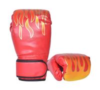 Guantes de Boxeo Niño, Boxing Gloves Kids, Guantillas Kick Boxing, Guantes de Boxeo para Entrenamiento, para Fitness, Muay Thai, Artes Marciales, Kickboxing, 6 a 11 Años (Rojo)