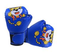 Guantes De Boxeo para Jóvenes - Guantes De Kickboxing para Niños | Guantes De Boxeo De Entrenamiento De Cuero PU | Manopla De Entrenamiento Juvenil Transpirable - Patrón De Dibujos Animados | Guantes