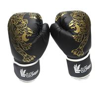 Guantes De Boxeo Para Mujer - Guantes De Boxeo Estampados De Tigre | Guantes De Combate Unisex Para Niños De Cuero PU Con Estampado De Tigre Estampado, Guantes De Boxeo De Control Del Sudor De Largo