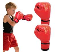 Guantes de Boxeo para Niños 6OZ - Guantes de Entrenamiento Junior para MMA, Muay Thai, Kickboxing y Artes Marciales, Ajuste de Velcro para Niños de 3 a 10 Años
