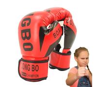 Guantes de boxeo para niños, ajuste seguro para pequeños campeones, guantes de entrenamiento junior, guantes de boxeo de poliuretano con dibujos animados, guantes de boxeo suaves para kickboxing