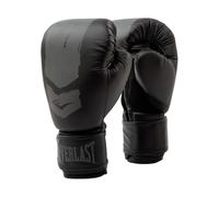 Guantes de Boxeo para Niños Everlast Prospect 2 6oz (8-12 Años) Gris/Negro para Saco y Manoplas, Forro Interior Suave, Sistema de Cierre con Velcro y Palmas Ventiladas - Auténtico Everlast