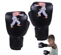 Guantes de boxeo para niños - guantes de boxeo de dibujos animados, equipo deportivo suave | Guantes de carterista que absorben los golpes, guantes de soporte de muñeca ajustables para entrenar