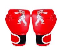 Guantes de boxeo para niños - Patrón colorido con forma de dibujos animados, piel sintética PU, guantes de sparring y entrenamiento para niños, Kickboxing con correa de muñeca segura, Vestibil