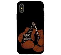 Guantes de Boxeo Retro Old Boxer Love Carcasa para iPhone X/XS