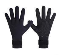 Guantes de buceo de neopreno de 5 mm para hombres y mujeres, guantes térmicos con agarre antideslizante para esnórquel, surf, natación, vela, kayak, rafting, lancha motora y otras aguas frías (S)