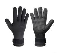 Guantes de buceo de neopreno de 5 mm para hombres y mujeres, guantes térmicos con agarre antideslizante para esnórquel, surf, natación, vela, kayak, rafting, lancha motora y otras aguas frías (XL)