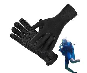 Guantes de buceo - Guantes de snorkel ajustables y cálidos de 3 mm | Guantess De Neopreno Multiusos Antideslizantes, Deportes Acuáticos Flexibles para Surf Protector, Remo, Kayak, Canoa, Submari