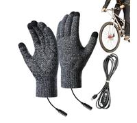 - Guantes de calefacción eléctrica (Guantes de Invierno, USB, táctiles) - Manoplas cálidas Antideslizantes, 3 Modos para Clima frío, Carreras de conducción de, Surf y esquí