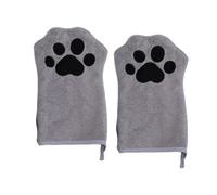 Guantes de Cepillado para Perros | 1 Par de Suministros Reutilizables de Doble Cara para Cuidado de Cachorros | Manoplas de Lavado y Guantes Toalla para Limpieza de,Para Mascotas de Pelo Largo y Cort