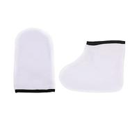Guantes de cera de parafina para el pie a mano cuidados exfoliantes de la protección de la cera de parafina retener los guantes de cuidado del pie a mano para eliminar la piel muerta