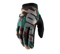 Guantes de Ciclismo 100%, BRISKER, Camuflaje/Negro XL
