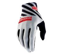 Guantes de Ciclismo 100% Celium, Rojo/Negro/Blanco